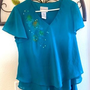 Karin Stevens size 16 matching blouse and skirt (dress)